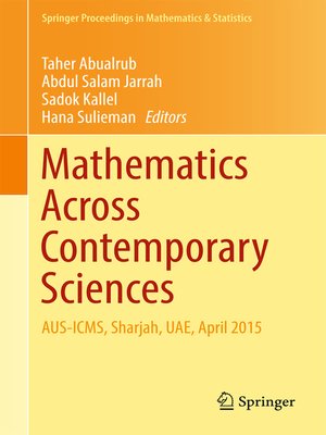 cover image of Mathematics Across Contemporary Sciences